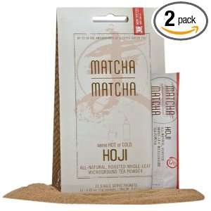 Matcha Matcha All Natural Green Tea Powder Stick Caffeine Free Hoji, 0 