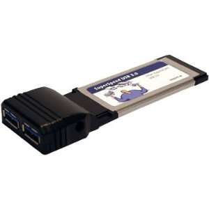  ExpressCard 34 to SuperSpeed USB 3.0 Host Adapter 2 Ports 