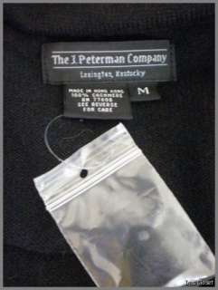 Peterman 100% Cashmere Black Extra Large Cowl Neck Off Shoulder New 