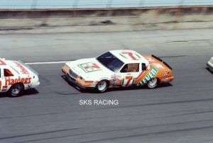 1983 NASCAR PHOTO DAYTONA 500 #7 KYLE PETTY 7 11 PONTI  