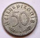 1935   A Germany 50 Pfennig KM#87 coin Reichspfennig Pfennig DE 7