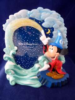   Disney World 3 D Mickey Mouse Sorcerer Wizard 3x5 Photo Frame  