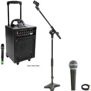   Microphone   PMKS7 Compact Base Microphone Stand   PPMCL50 50ft