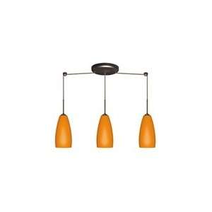 BESA   3EB 1510AM BR  Midi Pendant 120V   3EB Lola   Bronze Metal 