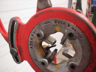 Ridgid 1822 Pipe Threader 1/8 2 w reamer cutter pedal  