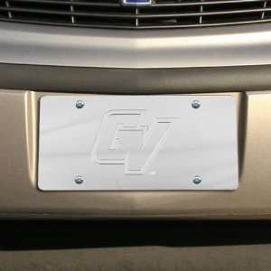    Grand Valley State Lakers Silver Mirrored License Plate Automotive