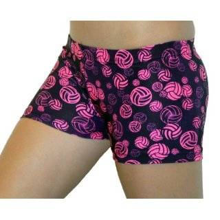 GemGear Volleyball Print 2.5 Inseam Compression Shorts