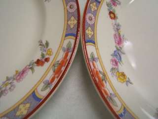 WS George China Derwood set 4 bread & butter plates  