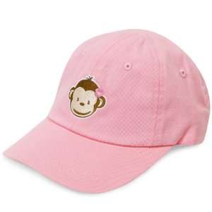  Pink Mod Monkey Baseball Cap (Toddler) Party Supplies 