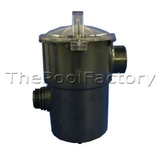 Pool Pump Strainer Housing with Clear Lid and Basket  Replaces Hayward 