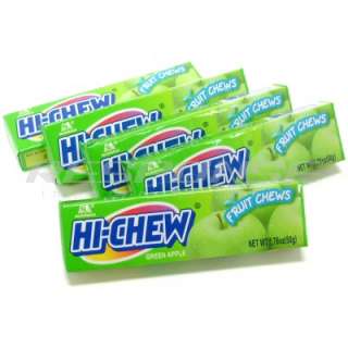 Morinaga Hi Chew Green Apple Japanese Candy 5 Packs  