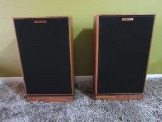 VINTAGE KLIPSCH KG 4 MAIN / STEREO SPEAKERS   OAK CABINETS   MUST SEE 