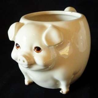 Vintage Antique Ceramic PIG Tea Serving Set Pitcher  