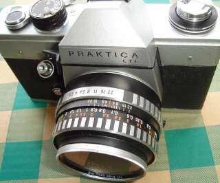 PRAKTICA LTL WITH T 1  2.8/50mm LENS ZEISS JENA  