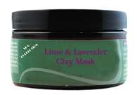 Lime and Lavender  Rhassoul CLAY FACIAL MASK Anti Aging  