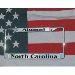  North Carolina Chrome Laser Engraved License Plate Frame 