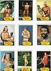 WWF Pro Wrestling Stars Card + Sticker Set 1985 NM WWE