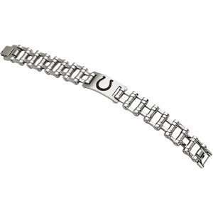   Steel Indianapolis Colts NFL Football Team Logo Bracelet 8 Jewelry