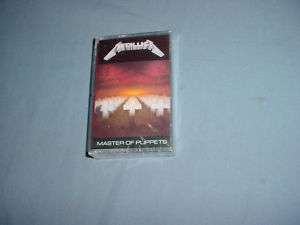 METALLICA master of puppets CASSETTE SEALED 1986 RARE  
