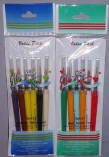   LOVE POCKET PAINT BRUSHES BY ROYAL  SABLE & TAKLON ~SETS P & Q