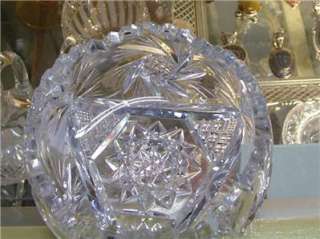 American Brilliant ABP Cut Glass Antique 5 Bowl  