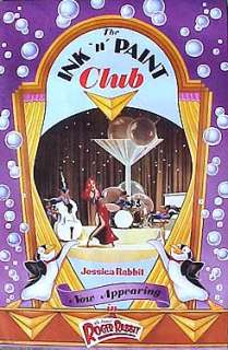 Jessica/Roger Rabbit Ink & Paint Club Poster ROLLED  