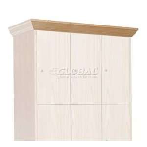   Wood Club Locker Front Crown Molding 45x4 Red Oak