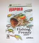 booklet only no game for rapala fishing frenzy 2009 xbox