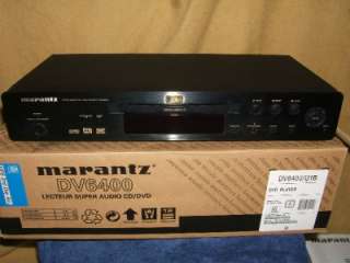 Marantz DV6400 Super Audio Single CD DVD Player, SACD  