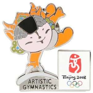  2008 Olympics Beijing Artistic Gymnastics Pin Sports 