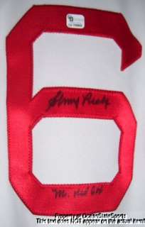 Johnny Pesky Signed JERSEY Mr Red Sox *GAI Certified*  