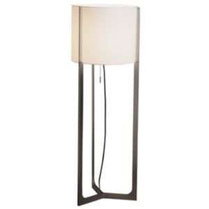   Floor Lamp by Carpyen  R275523 Finish Ivory Shade Black with Orange