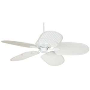   52 Casa Vieja® Tropical White Outdoor Ceiling Fan