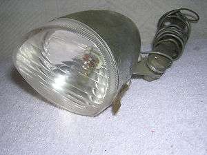 Vintage Anlum Bicycle Headlight Chrome Metal  