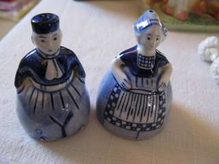 LOT OF SALT & PEPPER SHAKERS FIGURAL HAND PAINTED  