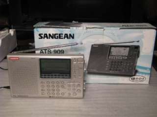 Sangean ATS 909 FM Stereo /MW/LW/SW Shortwave Radio Mint Cond Boxed 
