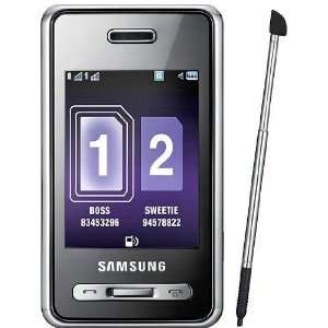  Samsung D980 Duos   Unlocked Dual Sim TriBand Cellular Phone 