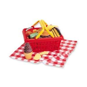   LEARNING RESOURCES PICNIC PLAY FOOD BASKET 16 PIECES 