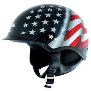  AFX FX 3 Helmet   X Large/Freedom Flag Black Automotive