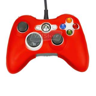 Red Silicone Cover Case Skin For Xbox 360 Controller US  
