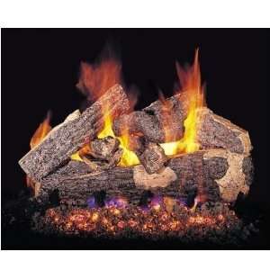 Peterson Gas Logs 30 Inch Rugged Split Oak Vented Propane Gas Log Set 