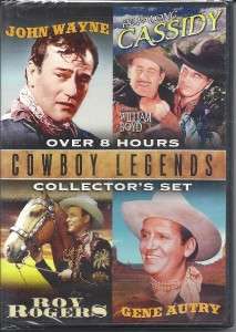 JOHN WAYNE ROY ROGERS GENE AUTRY COWBOY LEGENDS DVD  