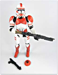 05 Star Wars RotS #6 Clone Trooper w/ Quick Draw Loose  