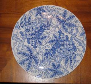 SPODE BLUE ROOM COLLECTION GRAPES CAKE PLATE NEW IN BOX  