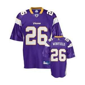   Jersey Reebok Purple Replica #26 Minnesota Vikings Jersey SZ L (50