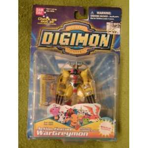  Digimon Action Feature WarGreymon 4 Action Figure Toys & Games
