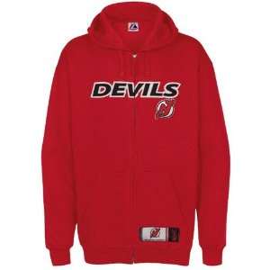  Majestic New Jersey Devils Red Classic Heavyweight Full 