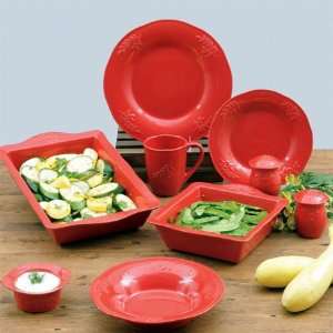  Cuisineware Red by Karidesign, 1.5 QT Square Baker 