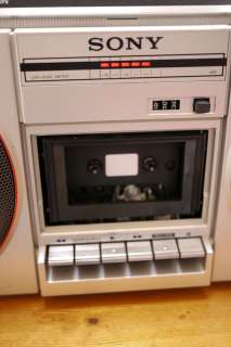 Vtg 80s SONY CFS 500 Stereo Boombox Ghettoblaster AM FM Radio Tape 