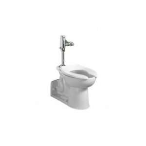 American Standard 16 1/2 Flush Valve Toilet with Rear Outlet, Slotted 